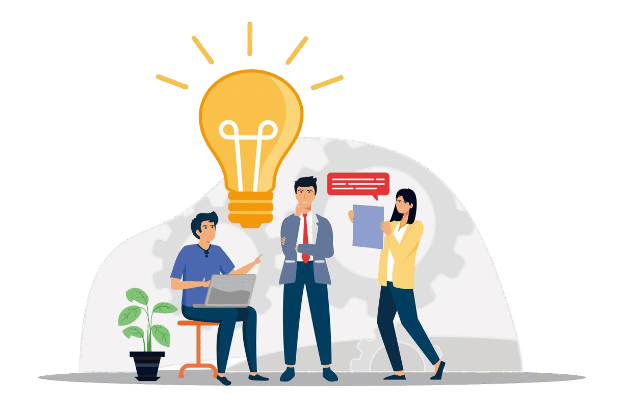 business team discussing ideas start up